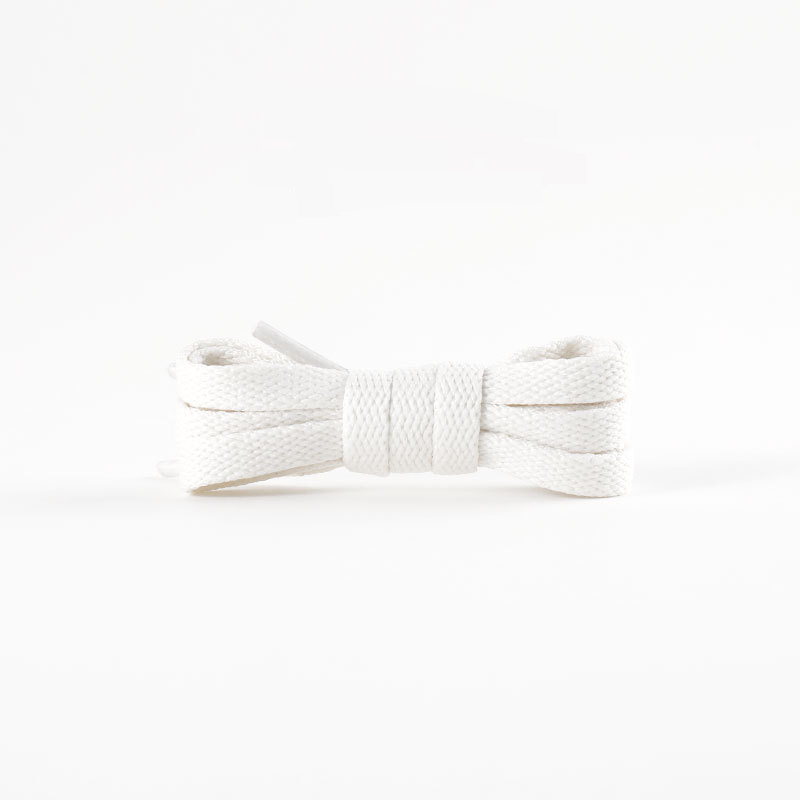Shoe Accessories colorful single flat white and black shoelaces shoelace_voghion.com
