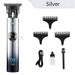 SKG Professional Barber Clipper - Rechargeable Cordless Hair Trimmer With LCD Screen, 3 Detachable Blades , Quiet 40dB, Waterproof_voghion.com