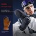 Gants de ski d'hiver pour homme, pour le snowboard, les sports de plein air et le cyclisme – Gants coupe-vent, imperméables et thermiques pour écran tactile avec isolation Thinsulate._voghion.com