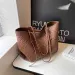 Handtasche mat grousser Kapazitéit fir Fraen 2023 Wanter PU Lieder Moudetrend Schëller Säitentasch Vintage Shopper Shopping Büro_voghion.com