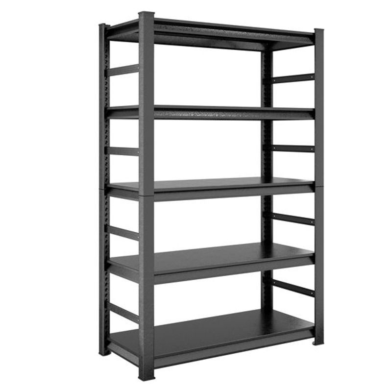H78 * W47.2 * D18 Storage Shelves 5 Tier Heavy Duty Metal Shelving Unit Adjustable Shelving Units And Storage Rack Kitchen Garage Shelf_voghion.com