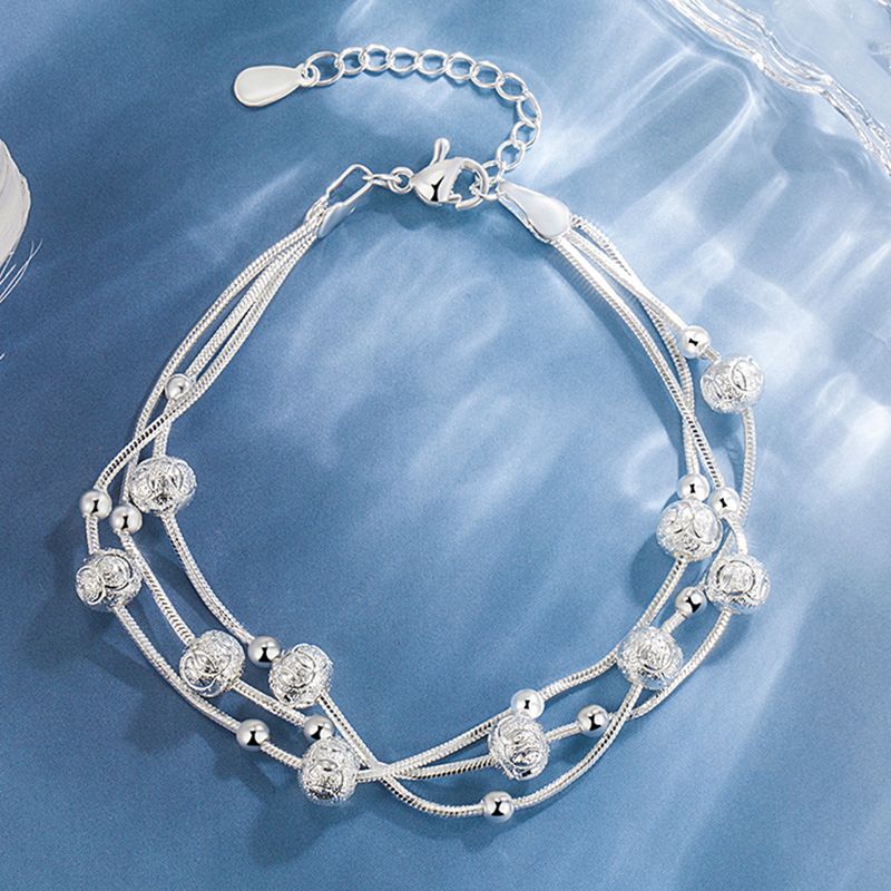 2023 New Transit Lives Three Generations Bracelet For Women With Multi Layer Bead Design, Fashionable, Light ,_voghion.com