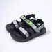 Summer Internet Celebrity New Trend Thick Sole Double Strip Beach Couple Velcro Casual Sandals For Women_voghion.com