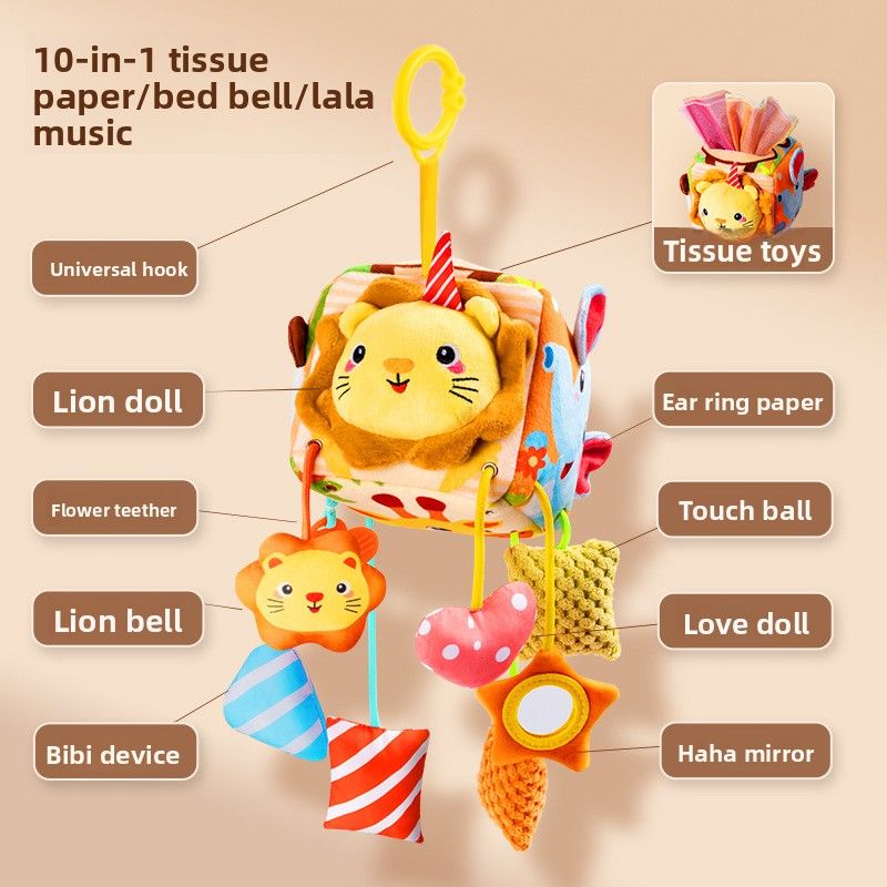 crib Rattle Hanging Bedside Wind Chime Baby Cart Hanging Bed Bell Car Toy Bed Cradle Pendant_voghion.com