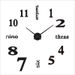 Silent Sweep Wall Clock – Modern Acrylic Battery-Operated Clock For Living Room, Bedroom & Office (Round, Peel & Stick, Multiple Sizes & Colors)_voghion.com
