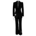 Women's Clothing star temperament colorful sequins one button suit trousers suit two piece suit_voghion.com