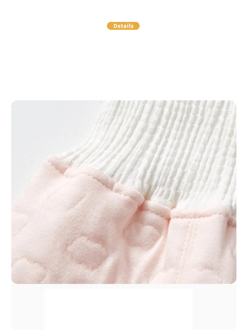 Children's Thermal Pants Autumn And Winter Baby Cotton Clip Base To Wear Girls And Men High Waist Belly Protection Cotton Pants Baby Long Johns_voghion.com