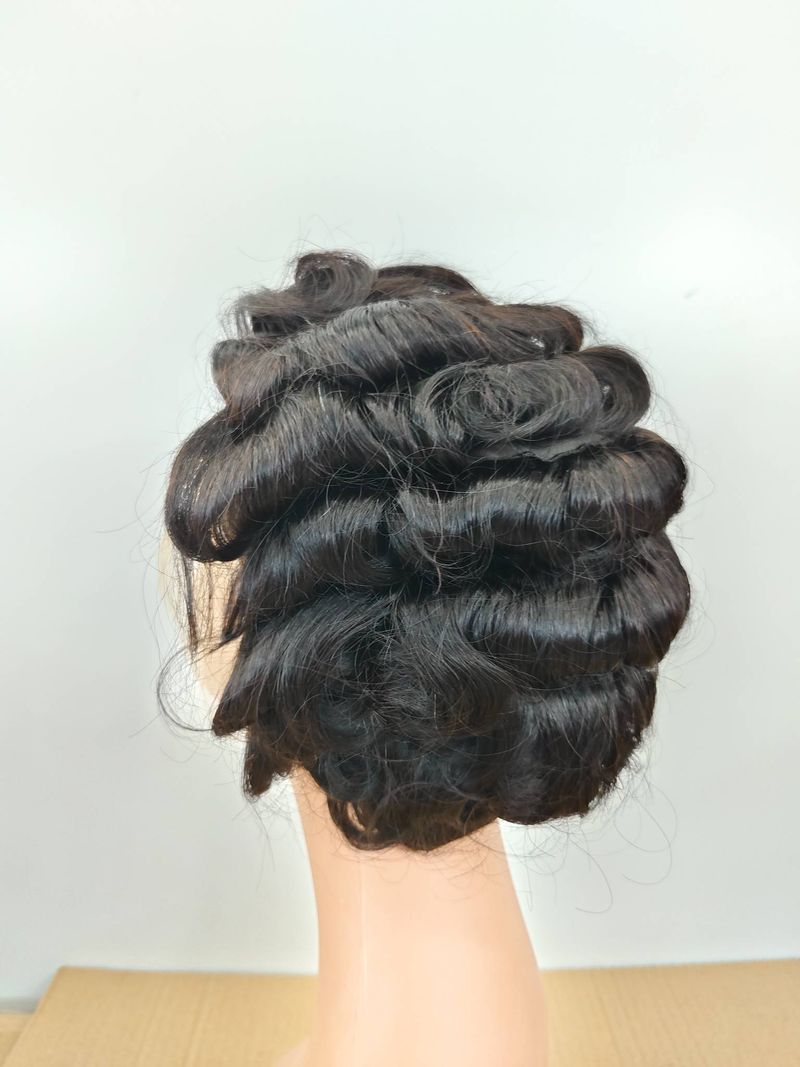 Günstige Kurzhaarperücke, lockiger Bob, Wasserwelle, 13 x 4, Lace Front, Perücke, 100 % Echthaar, lockere tiefe Welle, Frontal-Bob, Weaves, kleberlose Perücken für Frauen_voghion.com