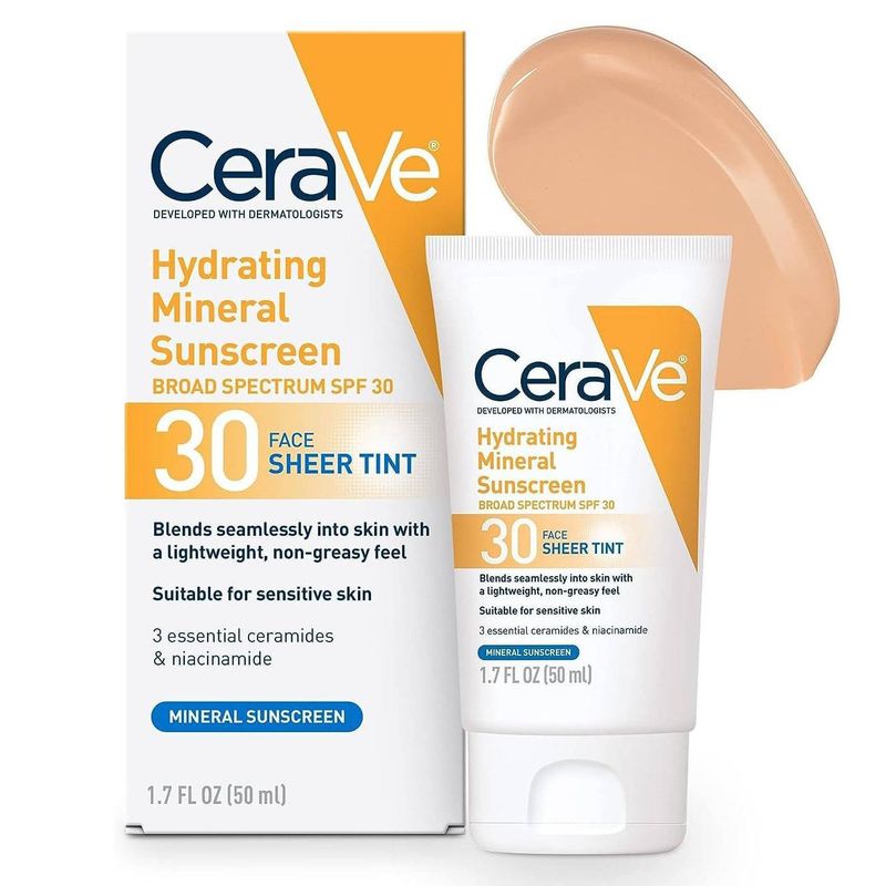 Krem z filtrem UV, nawilżający, barwiony, mineralny, SPF30_voghion.com