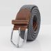 Men's woven belt, women's casual breakable canvas, elastic need buck belt_voghion.com