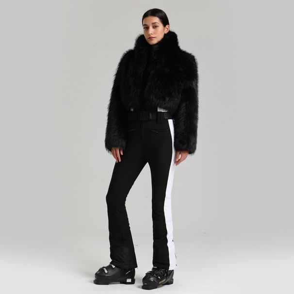 Winter New Suit , One-Piece Double Board Elastic Slim Fit Windproof Warm Professional Ski Jacket And Pants Set For_voghion.com