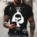 Unbeatable Quality Summer New 3D Digital Printed Poker Card Loose Casual Sports Men's Short Sleeved Round Neck T-shirt_voghion.com