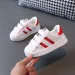 Children's Kids Fashion Design White Non-slip Casual Shoes for Boys Girls Hook Breathable Sneakers Toddler Outdoor Shoe_voghion.com