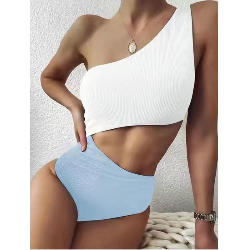 Nuovo costume da bagno sexy da donna, bikini a triangolo, intero, traforato, snellente, coprente per la pancia, per vacanze primaverili calde_voghion.com