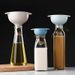 1SET 4 IN 1 Multifunctional Funnel Set Kitchen Oil Leakage Liquid Dispensing Filter_voghion.com