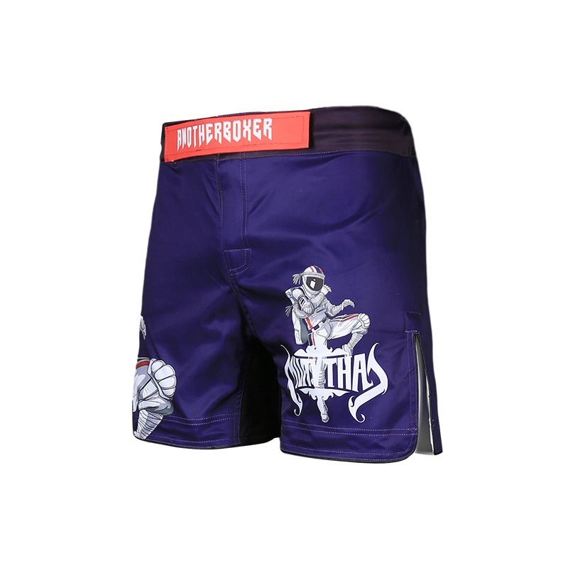 MMA cīņas sporta skriešanas UFC jauktās cīņas treniņšorti Brazīlijas džudžutsu fitnesa jauktās cīņas Sanda_voghion.com