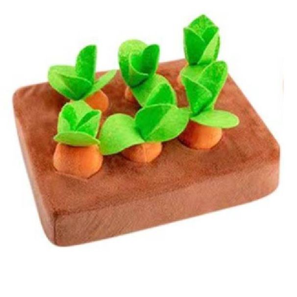 Carota, peluche morbido e sicuro per neonati e bambini piccoli, ideale per la dentizione e l'apprendimento precoce._voghion.com