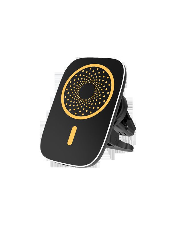 Nytt D26 trådlöst stativ 15W snabbladdning magnetisk bil Lämplig för Apple Phone_voghion.com