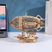 3D radoša trīsdimensiju puzle, ar rokām darināta koka dirižablis, galda rotājumu modelis bērnu rotaļlietas_voghion.com