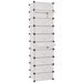 Interlocking Shoe Organizer with 10 Compartments White_voghion.com