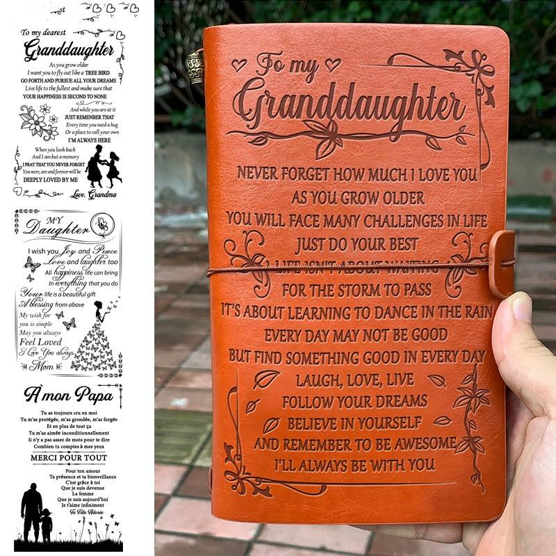 Handbook Notebook Stationery Travel Storage Notepad Retro Strap Handbook_voghion.com