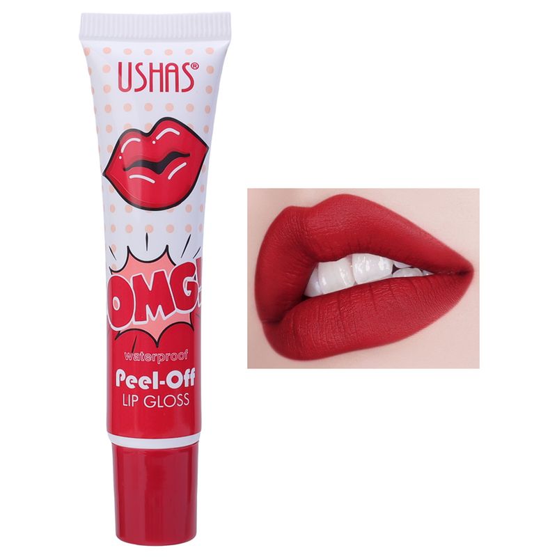 Verbazingwekkende peeling vloeibare lippenstift waterdichte sexy rode blijvende lipkleur traanlip tattoo lipkleur vrouwelijke cosmeti_voghion.com