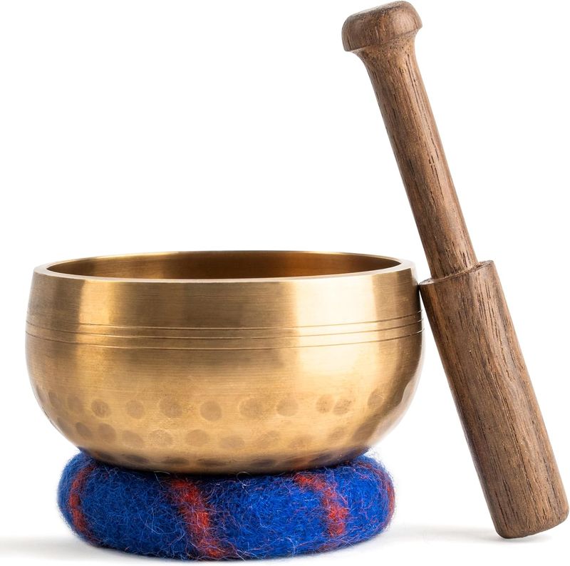 Ohm Store Tibetan Singing Bowl Set — Meditation Sound Bowl Handcrafted (3.5″ Original)_voghion.com