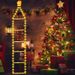 LED Christmas Ladder Lights With Remote Control - 6-Step Santa Claus Decoration For Indoor & Outdoor Holiday Decor_voghion.com
