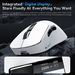 Mouse da gioco wireless Bluetooth Smailwolf M6 con sensore PAW3311, commutazione a tre modalità, magnetico_voghion.com