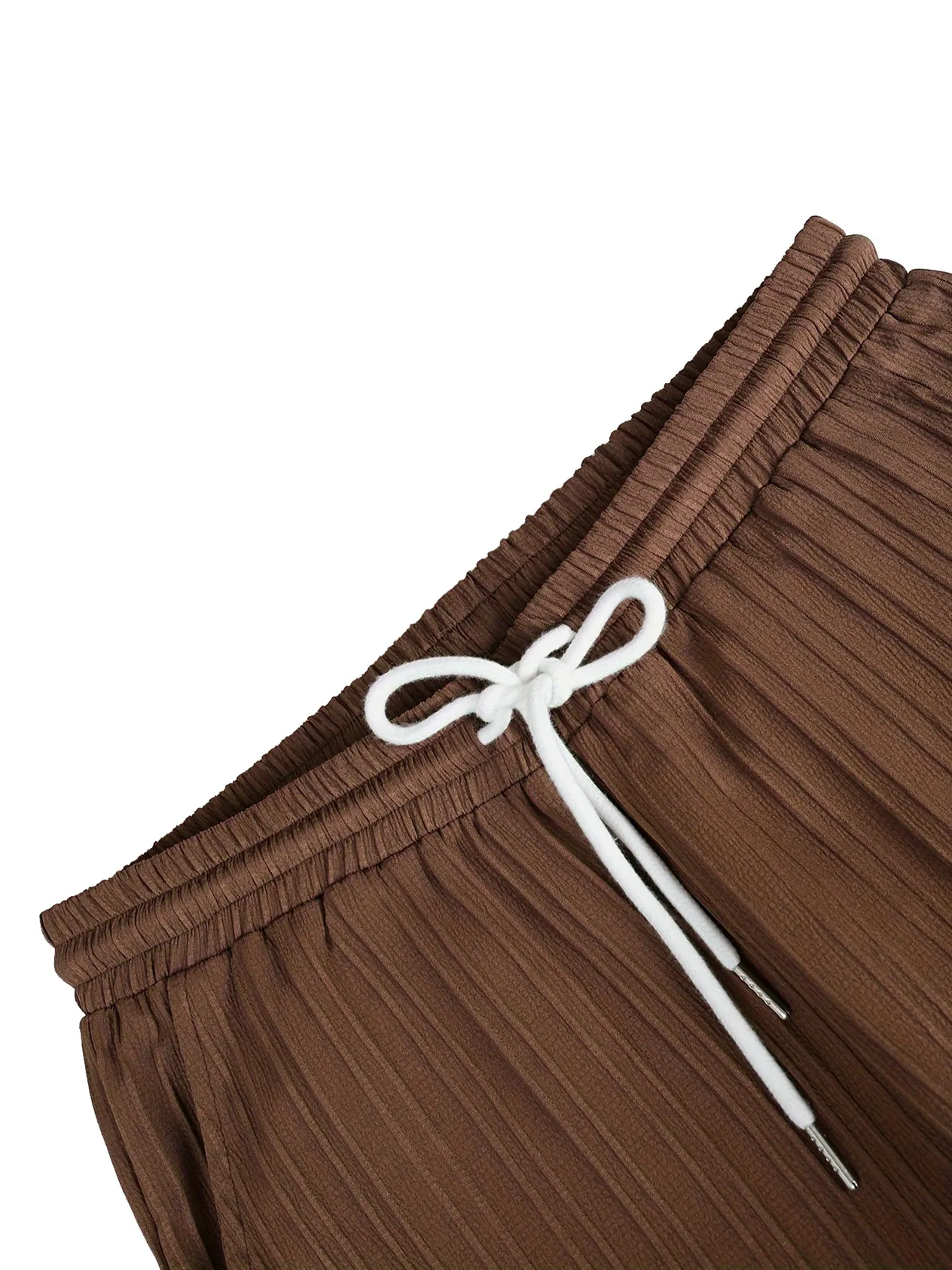 Men's Clothing Thin Breathable Short Sleeved Shirt Suit Men's Striped Three Quarter Sleeve Two Piece Suit_voghion.com