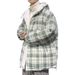 Winter verdickte wendbare Daunenbaumwolle für Männer Trendy Ins Plaid Patchwork Kapuzenmantel Warme Pufferjacke_voghion.com