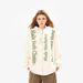 Moletom com capuz estampado de letras High Street Design 2025 unissex estilo americano solto casaco cardigan moderno_voghion.com