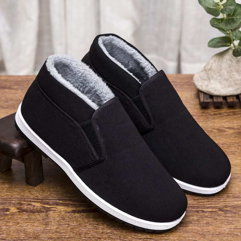 High Top Autumn Winter Old Beijing Men's Cloth Comfortable Work And Labor Protection Casual Thick Cold Resistant Cotton_voghion.com