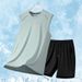 Fitness snel drogend vest voor heren, zomer casual, veelzijdige ijszijde, dunne schouder, hardloopsport, mouwloos setje_voghion.com
