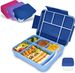 IJIAMY Lunchbox für Kinder mit Fächern, auslaufsicher, Bento-Box für Jungen und Mädchen, perfekt für Schule, Kindergarten, Picknick_voghion.com