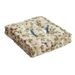 Polyester Chair Cushion With Handles – Floral & Bird Print, Thick PP Cotton Filled, Non-Slip Bottom For Dining, Office, Living Room_voghion.com