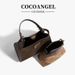 Commuter Large Capacity Tote 2024 New Trendy Women's Fashion Versatile Single Shoulder Texture Bucket Bag_voghion.com