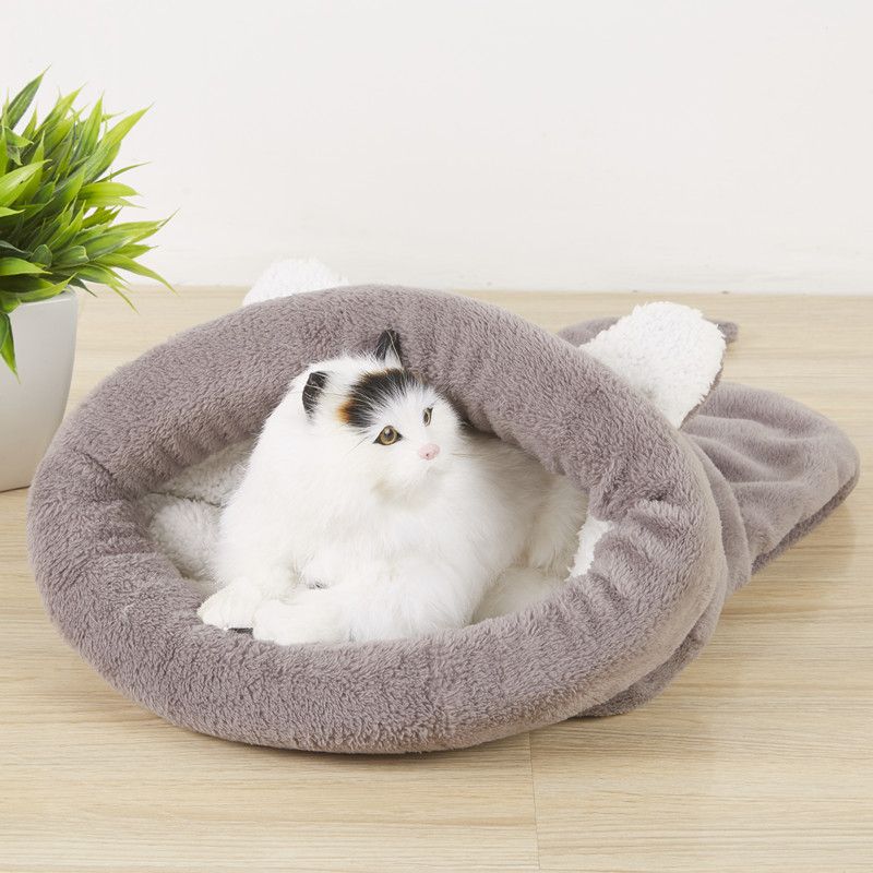 Direct Delivery Pet All Seasons Teddy Cat Mat Cotton Autumn Winter Dog Bed Sleeping Bag_voghion.com