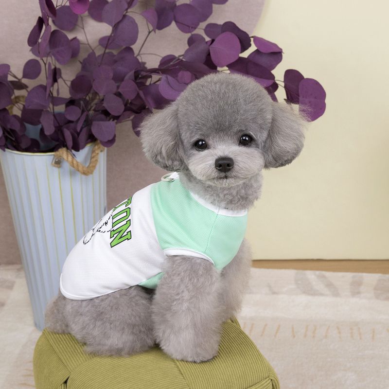 Cat Apparel Dog Clothes Pet Dress 25 Patchwork Sports Vest J_voghion.com
