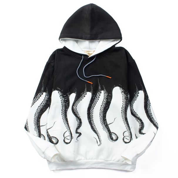 Männerkleeder Hierscht a Wanter nei High-Street-Moudmark Octopus Pullover mat Kapuzenpullover fir Männer a Fraen_voghion.com