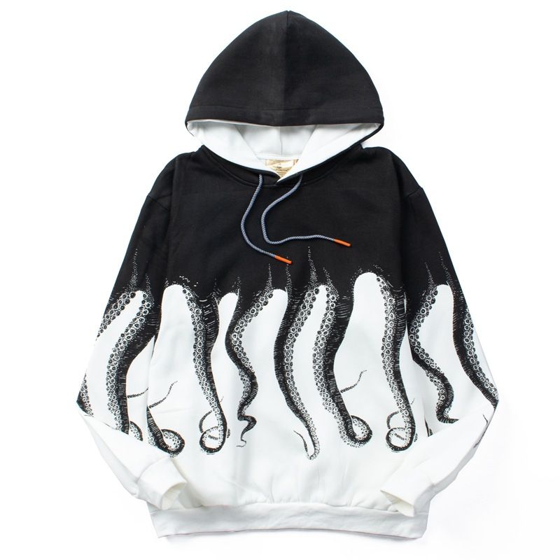 Herrenbekleidung Herbst und Winter neue High Street Fashion Marke Octopus Pullover Kapuzenpullover für Männer und Frauen_voghion.com