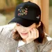 Originale berretto da baseball da donna versione coreana moda versatile berretto ricamato con piccola ape cappello da sole con protezione solare moda_voghion.com