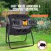 BPA 2 Doors With Rotating Dual Frame Steel Composting Large 43Gal Composter Chamber Bin Compost Tumbling F Tumbler And Sliding_voghion.com