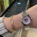 New Fashion Trend Pink Mother-Of-Pearl Women's Quartz G Brand Simple Cat Head Steel Band Watch_voghion.com