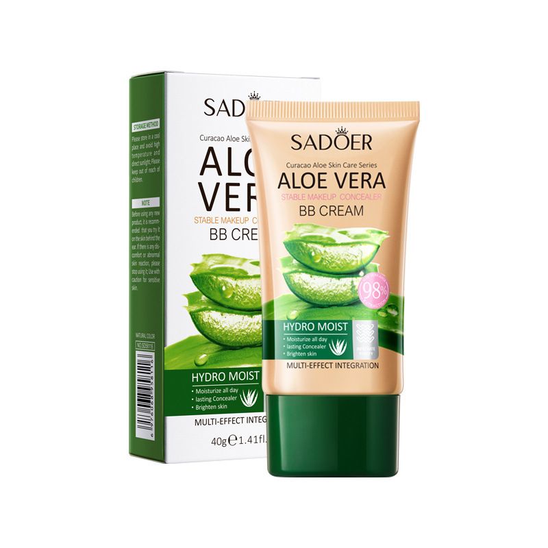 SADOER Aloe Vera Makeup Concealer BB Cream 40g Grooming And Repairing Makeup BB Cream_voghion.com