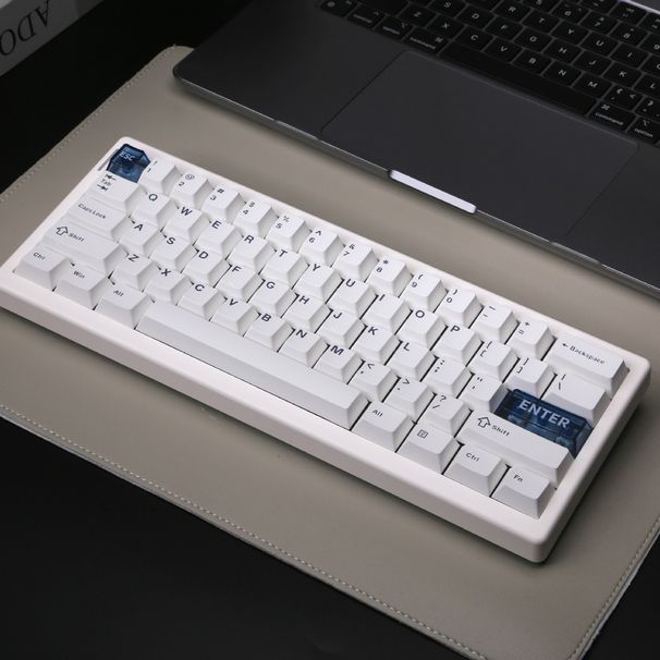QK61 V2 Three Mode Mechanical Keyboard VIA/QMK Wireless Bluetooth Gasket Structure Mechanical Keyboard_voghion.com