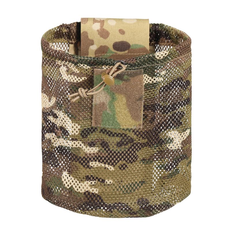 Tactical Package Tactical Folding Kettle Mesh Bag Sundries Storage Waist Hanging Bag Tactical Mesh Eye Grid Recycling Bag_voghion.com