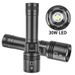 500m+ Zoomable White Laser LED Flashlight, Type-C Rechargeable, Ultra-Bright Tactical Beam For Camping Hunting & Emergency_voghion.com