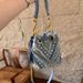 Vintage Denim Bucket With Rivets And Rhinestones, Shoulder Underarm Bag, Crossbody Bag For Women 2025_voghion.com