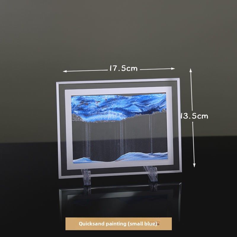 Creative Flowing Sand Hourglass Ornament Liquid Stress Relief Art Desktop Decoration Gift For Men And Women Birthday_voghion.com